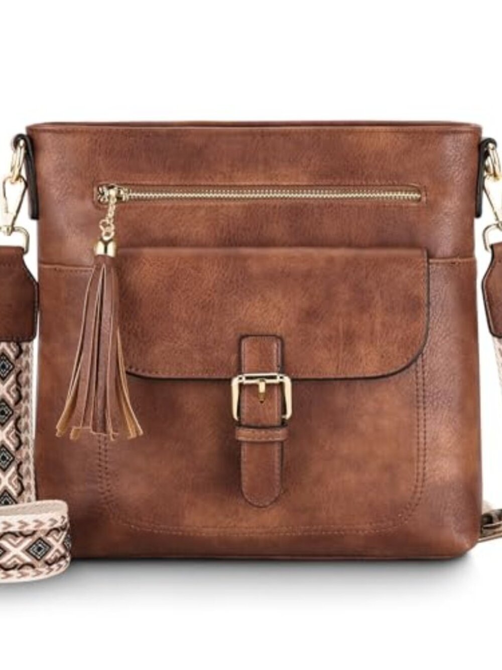 🆕 Crossbody Bag for Women,Soft Vegan Leather Crossbody Purse Roomy